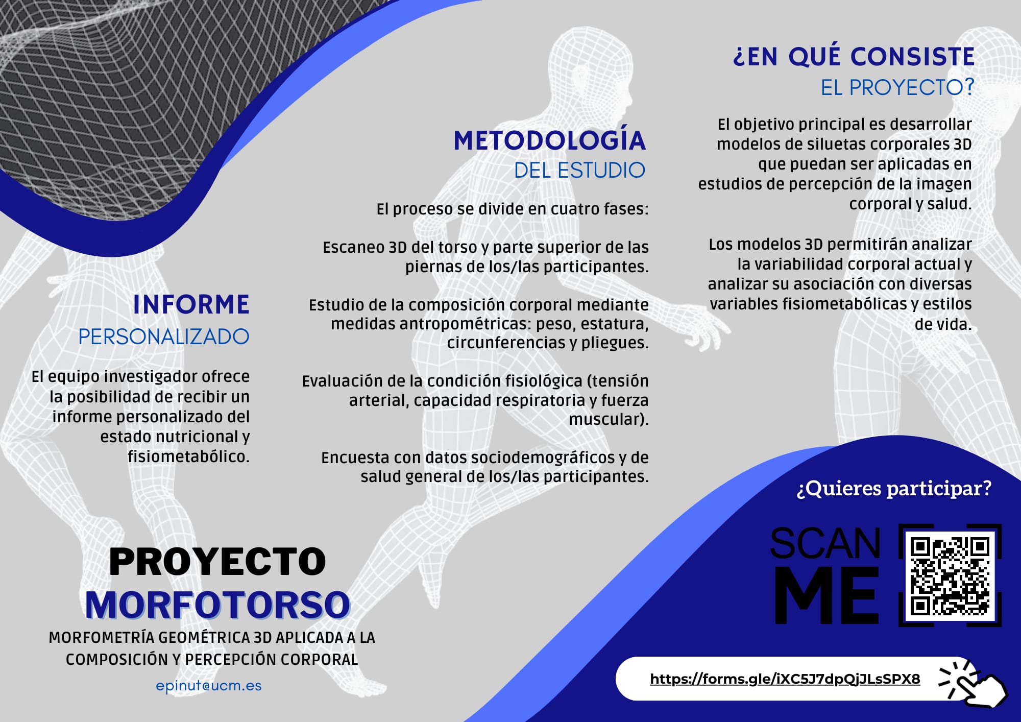 Se buscan voluntarios para el Proyecto Morfotorso de variabilidad corporal